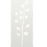 Rastrelliera per Legna da Ardere Bianca 40x30x80 cm