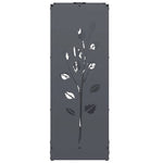 Rastrelliera per Legna da Ardere Antracite 40x30x80 cm