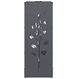 Rastrelliera per Legna da Ardere Antracite 40x30x80 cm