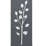 Rastrelliera per Legna da Ardere Antracite 40x30x80 cm