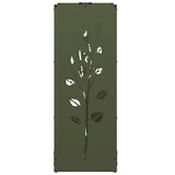 Rastrelliera per Legna da Ardere Verde Oliva 40x30x80 cm