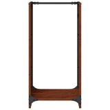 Rastrelliera per Legna da Ardere 40x30x80 cm in Acciaio Corten