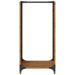 Rastrelliera per Legna da Ardere 40x30x80 cm in Acciaio Corten