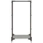 Rastrelliera per Legna da Ardere 40x30x80 cm in Acciaio Inox