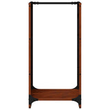 Rastrelliera per Legna da Ardere 40x30x80 cm in Acciaio Corten