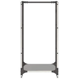 Rastrelliera per Legna da Ardere 40x30x80 cm in Acciaio Inox