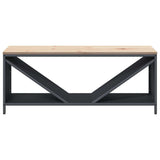 Rastrelliera Legna da Ardere con Piano Antracite 100x40x60 cm