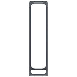 Rastrelliera per Legna da Ardere Antracite 25x25x100 cm