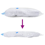 Sacchetti per Stoccaggio 5 pcs Trasparente e Blu 70 x 50 cm