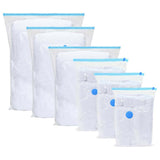 Sacchetti per Stoccaggio 5 pcs Trasparente e Blu 100 x 80 cm