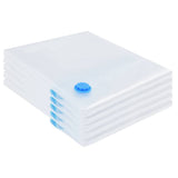 Sacchetti per Stoccaggio 5 pcs Trasparente e Blu 130 x 100 cm