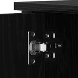 Mobile TV Rovere nero 80 x 40 x 50 cm Legno truciolato