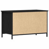 Mobile TV Rovere nero 80 x 40 x 50 cm Legno truciolato