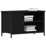 Mobile TV Rovere nero 80 x 40 x 50 cm Legno truciolato