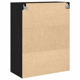 Armadietto a muro Rovere Nero 69,5 x 34 x 90 cm