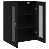 Armadietto a muro Rovere Nero 69,5 x 34 x 90 cm