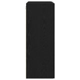 Armadietto a muro Rovere Nero 69,5 x 34 x 90 cm