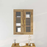 Armadietto a muro Rovere artigianale 69,5 x 34 x 90 cm