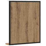 Specchio rovere artigianale 50 x 12 x 60 cm