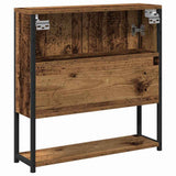 Mobiletto per specchio con porta Legno vecchio 60 x 16 x 60 cm