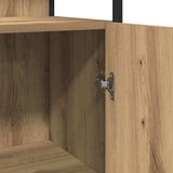 Mobile da Bagno con porta rovere artigianale 33 x 33 x 185,5 cm