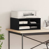 Supporto per Stampante Rovere Nero 49 x 40 x 22.5 cm