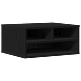 Supporto per Stampante Rovere Nero 49 x 40 x 22.5 cm