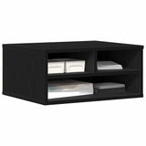 Supporto per Stampante Rovere Nero 49 x 40 x 22.5 cm