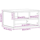 Supporto per Stampante Legno vecchio 40 x 32 x 22,5 cm