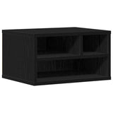 Supporto per Stampante Rovere Nero 40 x 32 x 22,5 cm