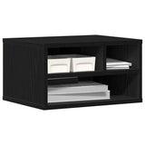 Supporto per Stampante Rovere Nero 40 x 32 x 22,5 cm