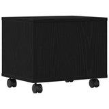 Supporto per Stampante Rovere Nero 41 x 32 x 34,5 cm