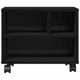 Supporto per Stampante Rovere Nero 41 x 32 x 34,5 cm