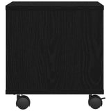 Supporto per Stampante Rovere Nero 41 x 32 x 34,5 cm