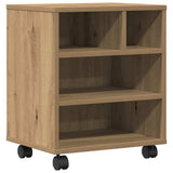 Supporto per Stampante rovere artigianale 41 x 32 x 48 cm