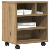 Supporto per Stampante rovere artigianale 41 x 32 x 48 cm