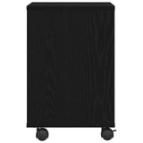 Supporto per Stampante Rovere Nero 41 x 32 x 48 cm