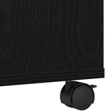 Supporto per Stampante Rovere nero 60 x 50 x 67 cm