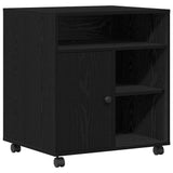 Supporto per Stampante Rovere nero 60 x 50 x 67 cm
