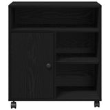 Supporto per Stampante Rovere nero 60 x 50 x 67 cm