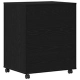 Supporto per Stampante Rovere Nero 60 x 48 x 74 cm