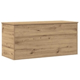 Scatola di Stoccaggio rovere artigianale 100 x 42 x 46 cm