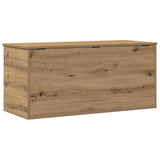 Scatola di Stoccaggio rovere artigianale 100 x 42 x 46 cm