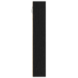 Vetrina Rovere Nero 100 x 8,5 x 50 cm Legno truciolato