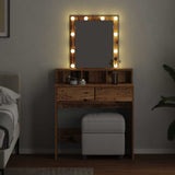 Tavolo da Trucco con cassetto Legno vecchio 80 x 41 x 144.5 cm
