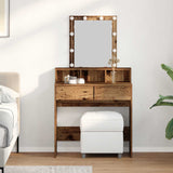 Tavolo da Trucco con cassetto Legno vecchio 80 x 41 x 144.5 cm