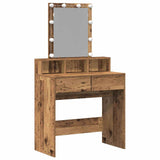 Tavolo da Trucco con cassetto Legno vecchio 80 x 41 x 144.5 cm