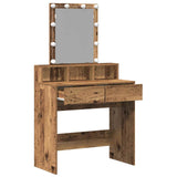 Tavolo da Trucco con cassetto Legno vecchio 80 x 41 x 144.5 cm