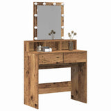 Tavolo da Trucco con cassetto Legno vecchio 80 x 41 x 144.5 cm