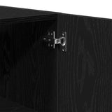 Armadietto a muro Rovere Nero 60 x 31,5 x 60 cm